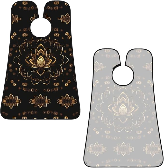 Magic Mushrooms Print Beard Bib Shaving Apron, Beard Hair Trimming Cape Gift For Dad