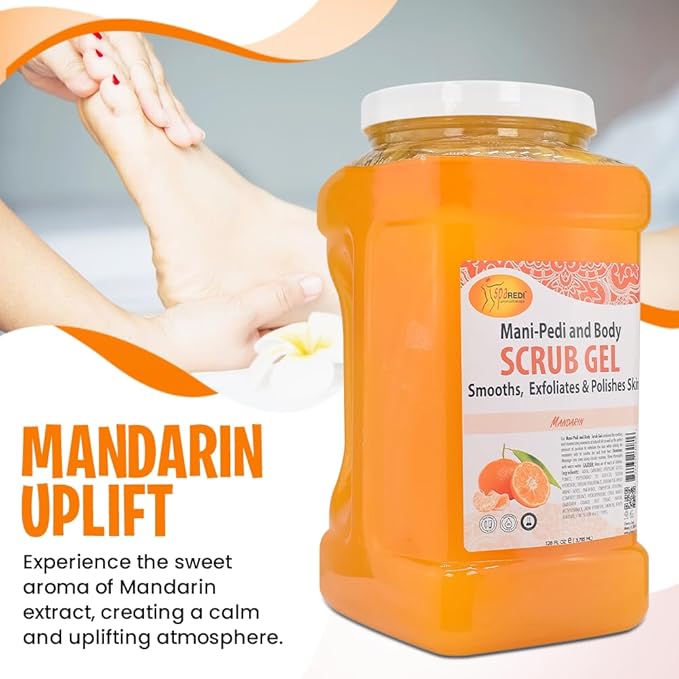 SPA REDI Professional Foot Treatment | Holistic Exfoliating Pedicure Solution for True Skin Rebirth | Visibly Smooth, Deeply Hydrated Feet & Elevated Client Satisfaction (Gallon)