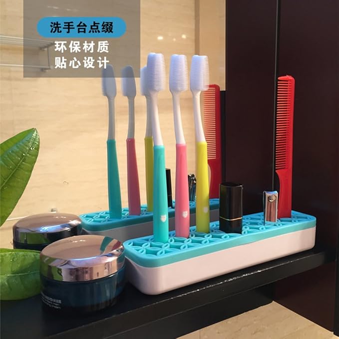 Desktop Organizers ,Cosmetic Storage Box& Desktop Storage Box Blue