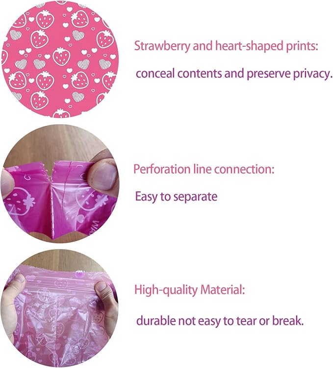 300Pcs Sanitary Napkin Disposal Bags, Feminine Hygiene Disposal Bags, Disposal for Tampons, Liners, and Pads