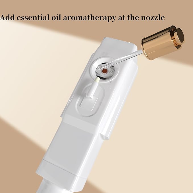 Facial Steamer Professional, Facial Steamer with Magnifying Lamp for Esthetician, 2 in 1 Ozone Steamer for Face, Face Steamer for Facial Deep Cleaning, White.