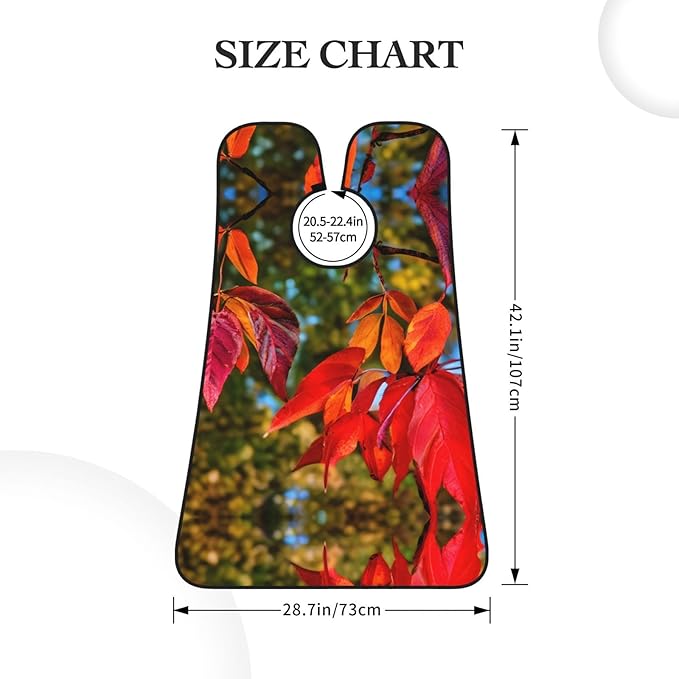 Magic Mushrooms Print Beard Bib Shaving Apron, Beard Hair Trimming Cape Gift For Dad