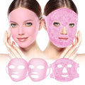 Silicone Face Mask Cover and Ice Face Pack Mask, Cooling Hot Eye Face Compress Reusable Skin Care Gift Set for Women Acid Puffiness Relief Swelling Migraine Beauty Spa Essentials
