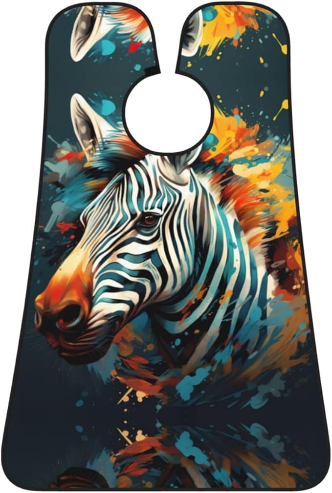 Ice Hockey Print Print Beard Bib Shaving Apron, Beard Hair Trimming Cape Gift For Dad