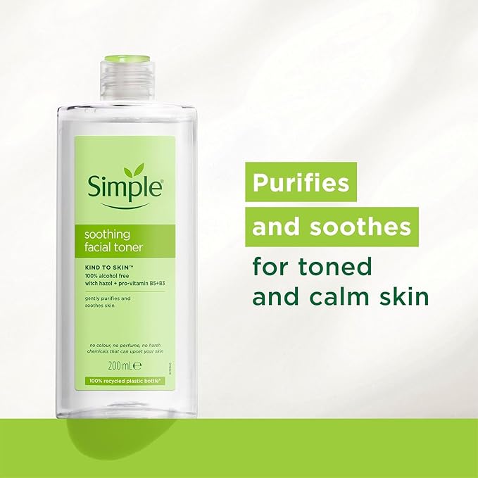 Simple Kind to Skin Facial Toner, Soothing, 6.7 Fl Oz (Pack of 1)