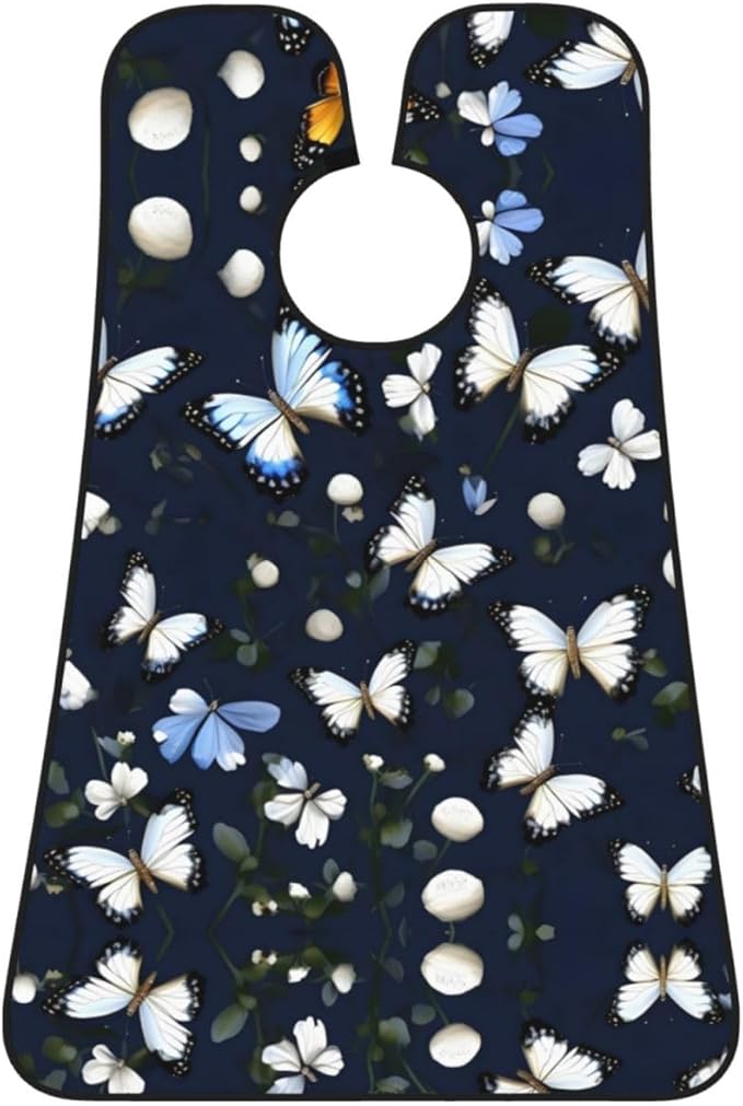 Magic Mushrooms Print Beard Bib Shaving Apron, Beard Hair Trimming Cape Gift For Dad