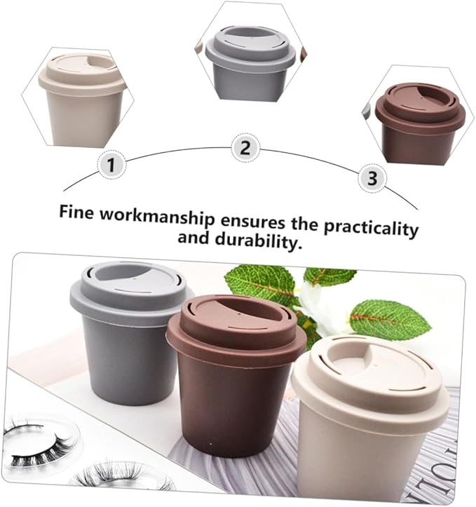 GALPADA 3pcs Eyelash Storage Box Lash Holders Female Eyelash Organizer Packing Case for False Travel-Friendly Makeup Storage