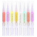 AIJIMEI 8pcs Cuticle Oil Pens Cuticle Nail Oil Cuticle Nail Nutrition Cuticle OilPen for Nails Moist Nail Repair Nail Care Essential OilMoist