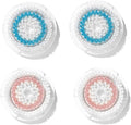 Clarisonic Radiance Facial Cleansing Brush Head Replacement Compatible with Mia 1, Mia 2, Mia Fit, Alpha Fit, Smart Profile Uplift and Alpha Fit X, 4 Count