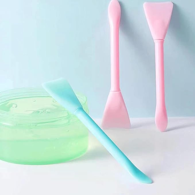 12PCS Silicone Face Mask Brushes, Face Mask Applicator, Skincare Spatula, Skin Care Lotion Applicator, Spa Makeup Tools for Facial Cream Mask Mixing and Sampling