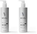 Bevel All Day Body Lotion for Men with Shea Butter and Argan Oil,Lightweight Formula Softens and Smoothes Skin,16 Oz (Packaging May Vary),(Pack of 2)