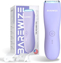 Bikini Trimmer for Women, Pubic Hair Trimmer, Waterproof, USB-C Rechargeable, LED Light, Replaceable Blade, Electric Razors for Women, Electric Lady Shaver (Violet)