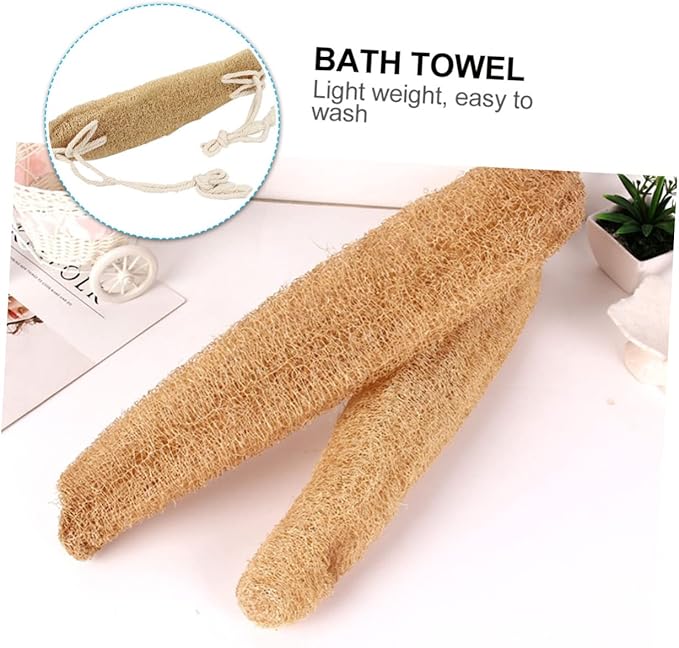 Back Scrubber Exfoliating Strap Comfortable Durable Shower Scrubber for Deep Cleaning Fast Drying Breathable Design for Body Care and Spa Use