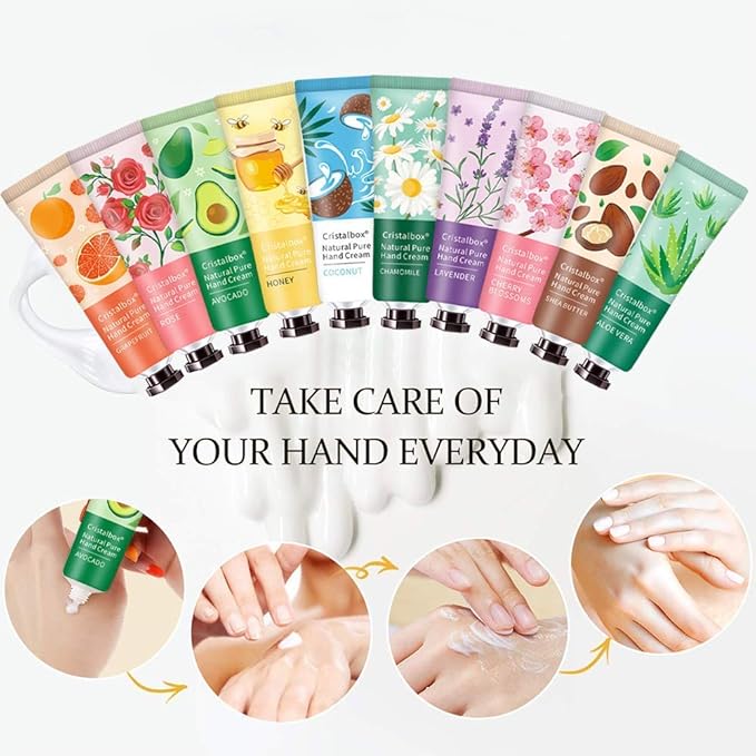 28 Pack Hand Lotion Gifts for Women,Easter Basket Stuffers,Mothers Day Gifts,Teacher Appreciation Gifts,Nurses Week Gifts Bulk Gifts for Women,Teen Girls,Natural Plant Hand Cream for Dry Cracked Hands