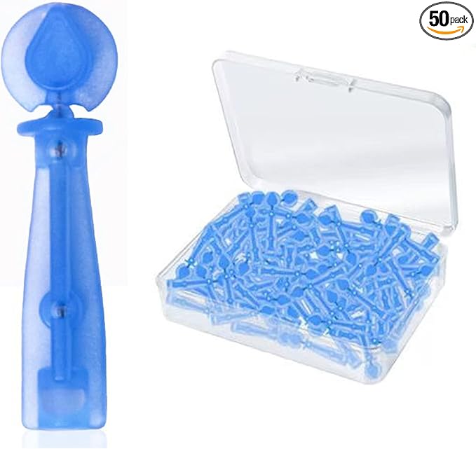50 Pack Disposable Blackhead Remover Tools, 50 Count Professional Acne & Blemish Extractor Set for Whitehead, Comedone, Pimple Removal – Salon & Home Use