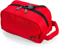 Cookies Smell Proof Head Stash Bag – Unisex Toiletry Bag for Men & Women with Lock, Double Zipper Closure, Durable Poly Canvas Build – Travel Case for Personal Hygiene Products & Grooming Kits – Red