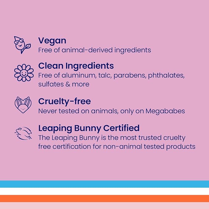 Megababe Sweat Absorbing Body Powder - Body Dust | Hot Weather Essential | with Lavender & Aloe | Talc-Free, All Natural | 6 oz (Pack of 1)