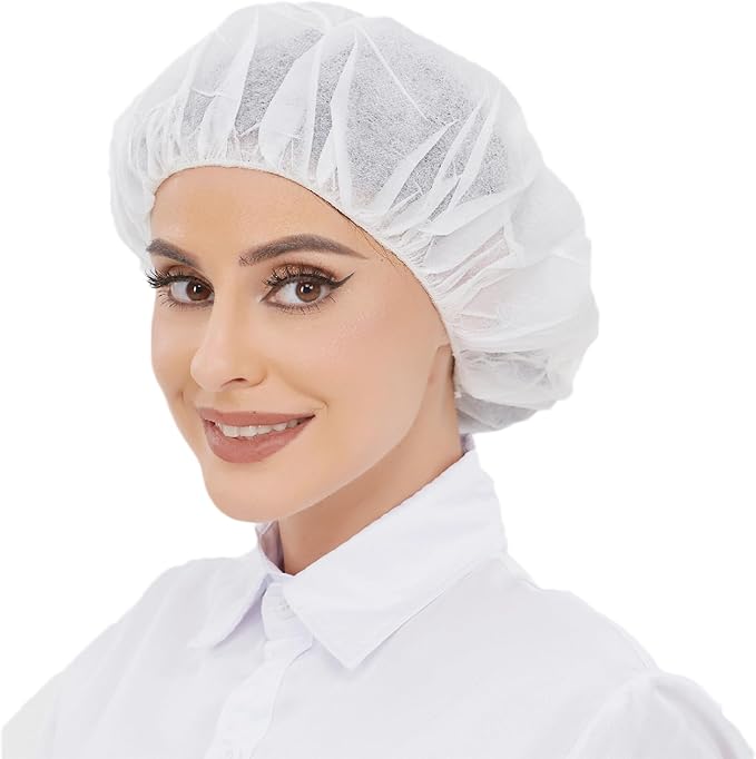 ZMDREAM Hair Nets Disposable Bouffant Cap for Food Service Beauty Latex Free