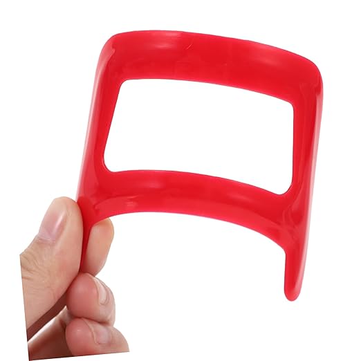 2Pcs Beard Styling Ruler Compact Goatee Outline Tool for Precision Shaping Durable Plastic Beard Template for Travel and Grooming