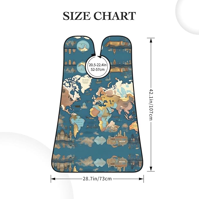 Yellow Flowers Butterflies Print Beard Bib Shaving Apron, Beard Hair Trimming Cape Gift For Dad