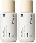Prequel Skin Half and Half Fluid Moisturizer Face Cream. Lightweight Ceramide Peptide Lotion for All Skin Types, including Dry and Sensitive. Hydrating Facial Cream for Women and Men (Pack of 2)