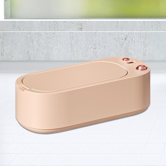 Jewelry Cleaner Glasses Cleaner Tool 600 ml Tank Vibration Cleaning Machine for Necklaces Earrings Eyeglasses Makeup Brushes-