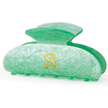 Christmas Gifts for Teenage Girls Birthday Gift for Girls Cute Hair Clips Initial Claw Teacher Gifts for 3 4 5 6 7 8 9 10 11 12 13 Year Old Girl Christmas Gift for Women - Green,S