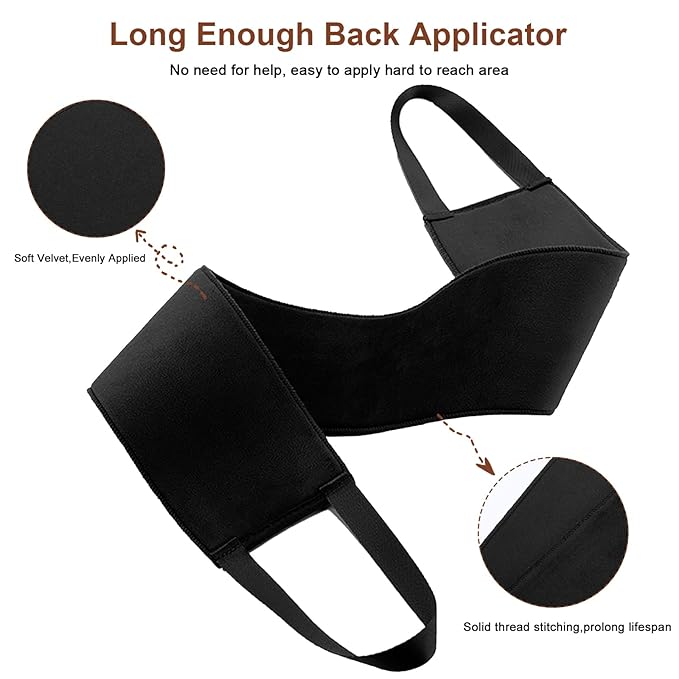 Self Tanner Back Applicator - Lotion Back Tanning Applicator for Self Tan, Achieve Smooth Even Finish on Hard-to-Reach Areas with for Self Tanning