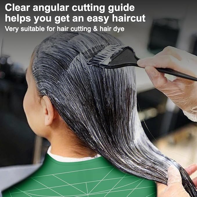 Silicone Hair Cutting Guide Collar - Waterproof Cutting Mat for Hair Stylist - Hair Cutting Cape