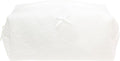 PAZIMIIK Cozy Makeup Bag Small Aesthetic Travel Zipper Cosmetic Pouch for Women Make Up Beauty Accessories Brushes,Embroidery Flower