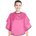 Geyoga Short Makeup Cape for Women Men Mini Haircut Cape for Artist Shampoo Beauty Salon Artist Styling(Pink)