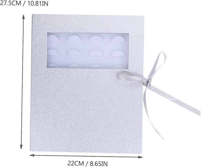 Empty Eyelash Organizer Box with Tray Lightweight and Durable False Eyelash Storage Case with Transparent Window for Easy Viewing for Travel Office and Gatherings Capacity