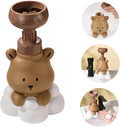 1 Pc Bear Paw Foam Soap Dispenser Cartoon Shaped Pump Bottle Refillable Hand Sanitizer Dispenser for Bathroom Kitchen Shampoo Lotion