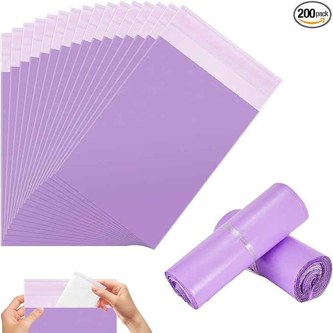 200 Pcs Purple Sanitary Napkin Disposal Bags,Sealable Tampon Disposal Bags, Prevents Odours Thickened Size Feminine Hygiene Bag for Sanitary Napkins and Pads,Disposable Tampon