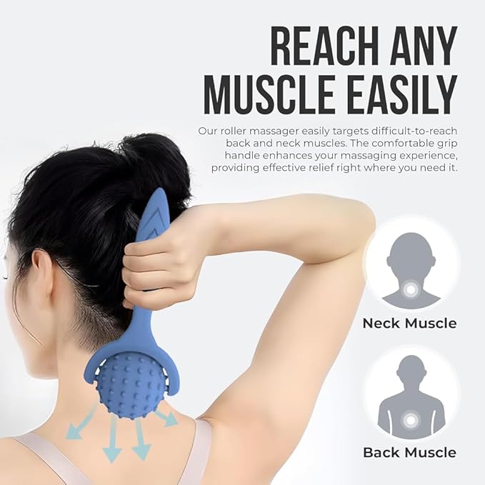 Cold Ice Face Roller Cold Massage Roller Ball CryoBall Facial Ice Globes Blue