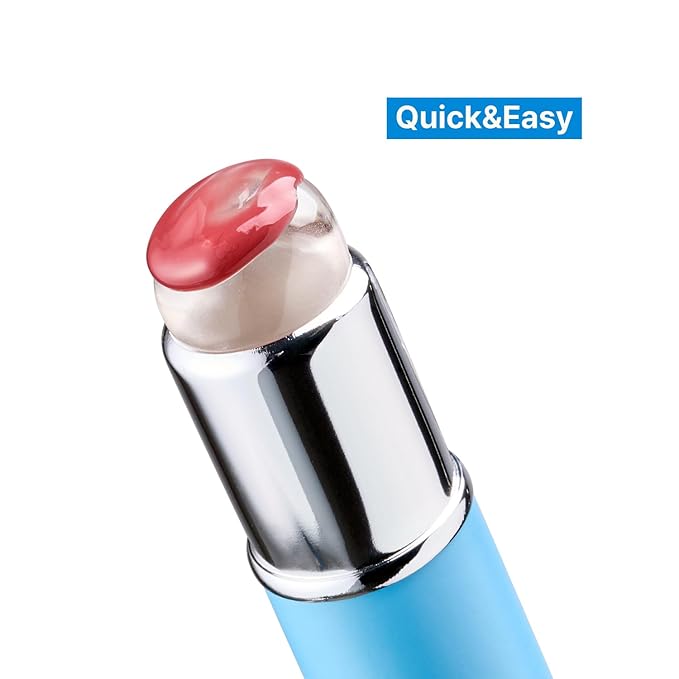fwee Silicone Jumbo Makeup Brush | Multi-Use Applicator with Soft Silicone Tip & Portable Cap | Travel Makeup Brush with Lid for Lips, Blush, Contour and Face