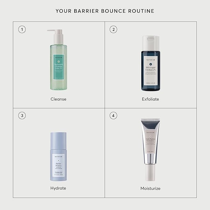 Naturium Barrier Bounce Serum, Plumps & Hydrates Face, Neck & Chest, Hydration Booster & Skin Care with Squalene & Ceramide Complex, 1.7 fl oz