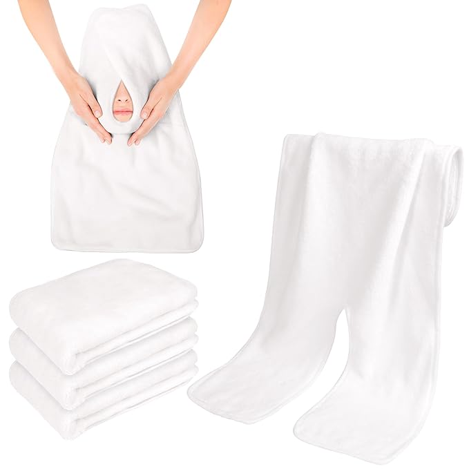3 Pack Soft Microfiber Facial Towels for Estheticians - Extra Thick Spa Massage Face Towels, Professional Equipment