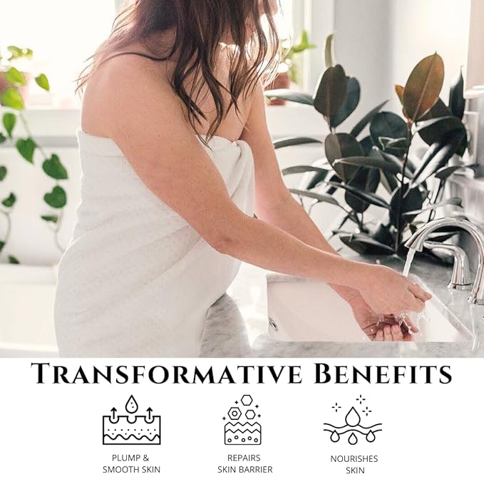 Peppermint Organic Coconut Oil Face and Body Polish - Non Toxic Body Exfoliator & Resurfacing Treatment - Smoothing Bump Eraser for KP & Strawberry Legs - Daily Hydrating Ritual for Sensitive Skin