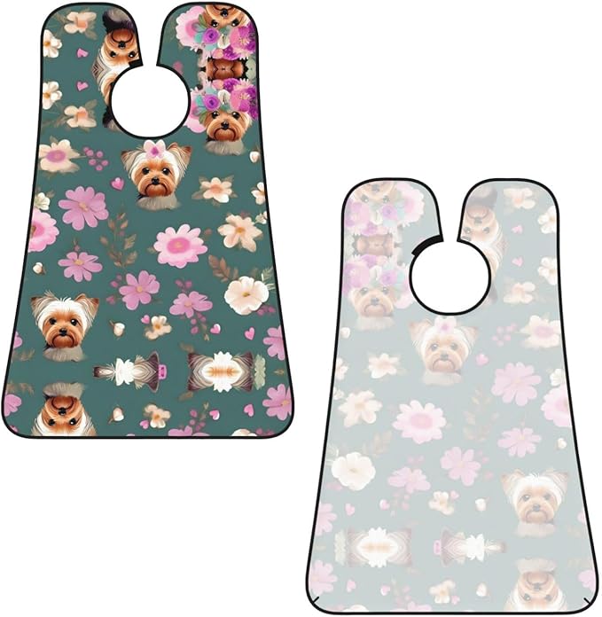 Jellyfish Pattern Print Beard Bib Shaving Apron, Beard Hair Trimming Cape Gift For Dad