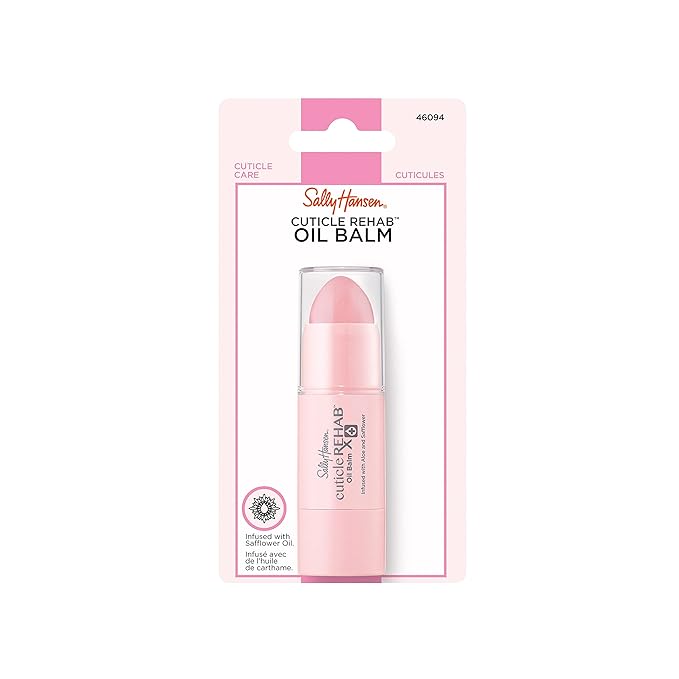 Sally Hansen Nail Treatment Cuticle Rehab Oil Balm | Infused with Natural Essential Oils & Vitamin E | Nourishes & Conditions Dry Nails-& Cuticles,(Pack of 2)