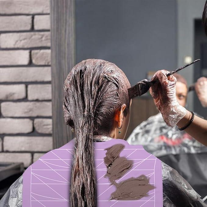 Silicone Hair Cutting Guide Collar - Waterproof Cutting Mat for Hair Stylist - Hair Cutting Cape