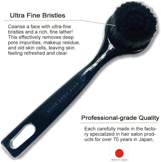 Facial Pore Cleaning Brush [ Made in Japan ] Face Cleansing Scrubber Exfoliating