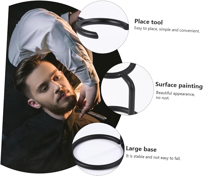 Portable Shaving Holder Rack Elegant Stand for Soap Bowl and Shaving Brush Beauty Tool Organizer for Home and Shop Use