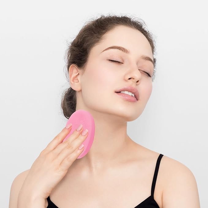 120 Pieces Facial Sponge Compressed,Round Face Cleansing Sponge,Makeup Removal Sponge Pad for Exfoliating Wash,Spa,Mask(Yellow,Pink,Blue)