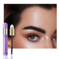 3 In 1 Hair Color Concealer Stick - Temporary Gray Hair Cover Up, Root Touch Up Hair Mascara with Precision Applicator, Waterproof Long Lasting for Eyebrows Beard Hairline 08# Black