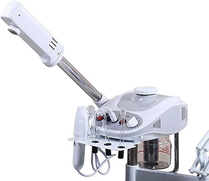 Funnylife 3 in 1 Aromatherapy Facial Steamer, 5X Magnifying LED Lamp, High Frequency Machine,Salon Spa Beauty Equipment