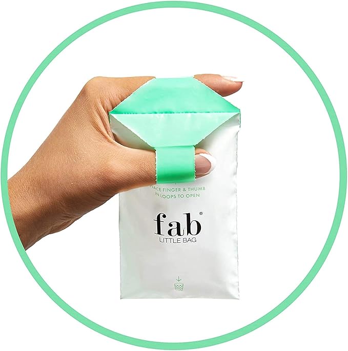 Fab Little Bag Starter Plus Pack - 20 Sanitary Disposal Bags Plus Recyclable Refill Pack for Out and About (20 Pack)