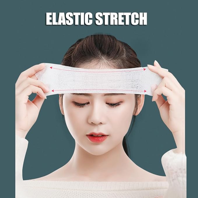 200PCS Makeup Wet Cotton Pads for Face Stretchable Wet Compress Cosmetic Cotton Pads with Hole Tear Mask Paper Towel Makeup Remover Cotton Sheets Moisturizing Facial Makeup Pads