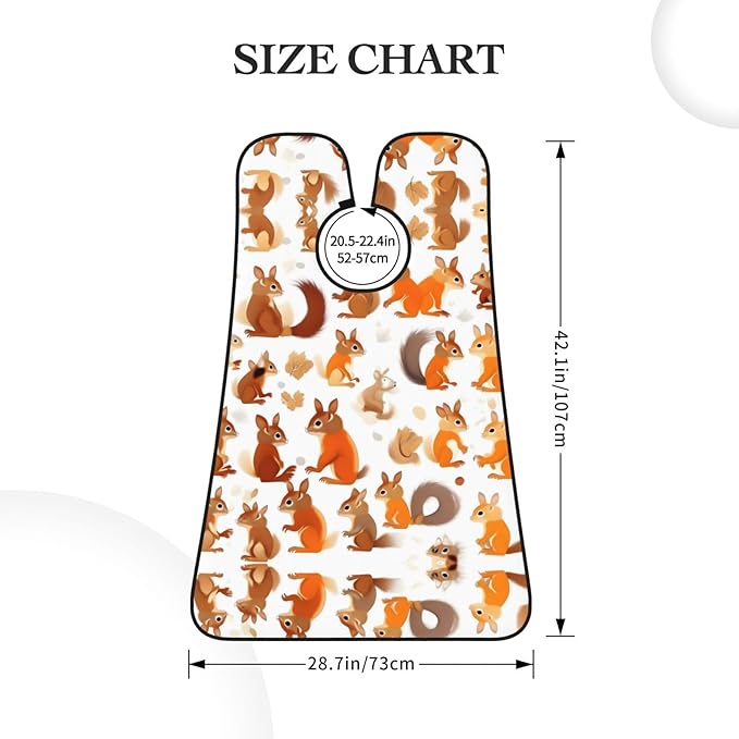 Tropical Fruit Pineapple Print Beard Bib Shaving Apron, Beard Hair Trimming Cape Gift For Dad